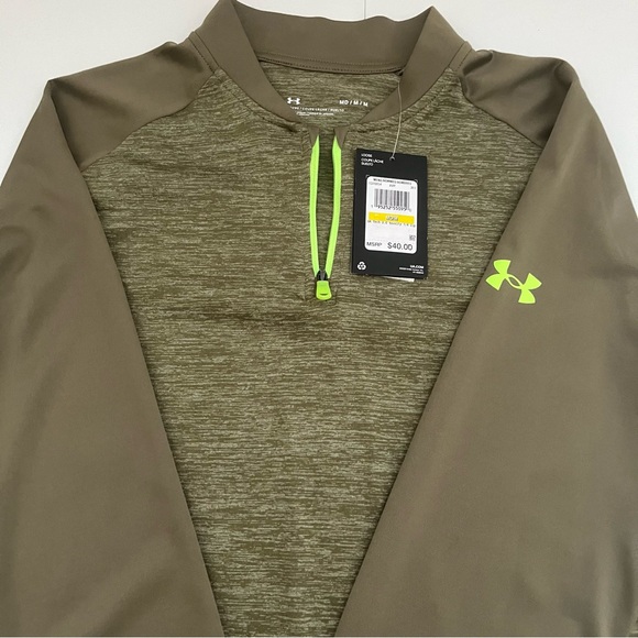 Under Armour Tech 2.0 1/4 Zip Training Breathable Shirt Mens Sz. M - Picture 6 of 10